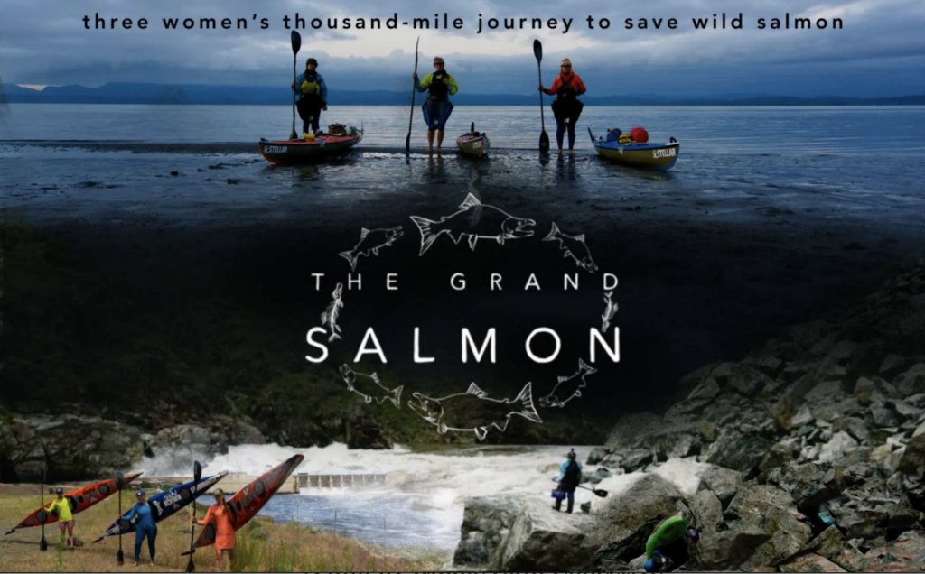 flyer for Hess's film, The Grand Salmon