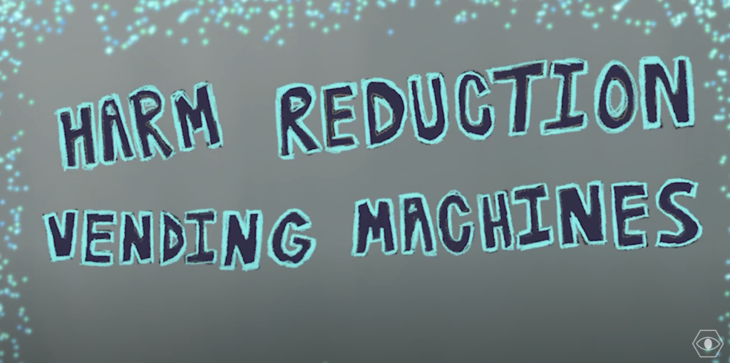 Harm reduction vending machines