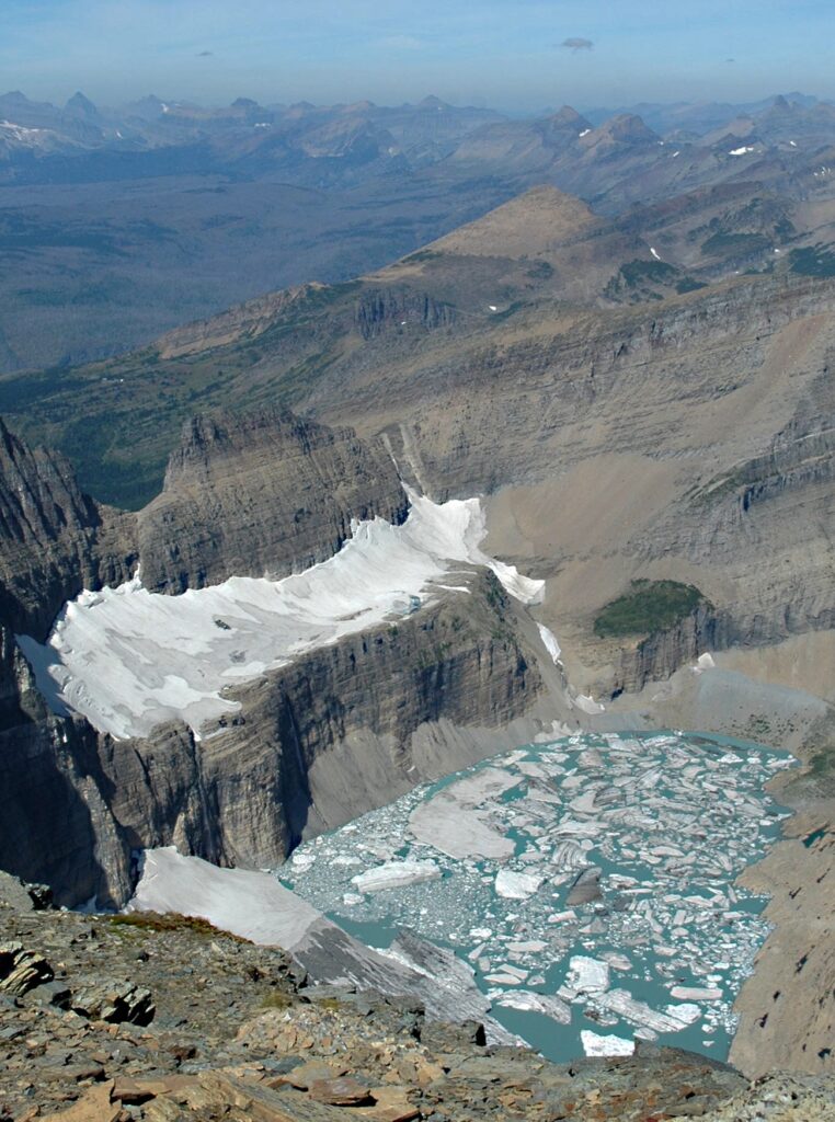 Grinnell Glacier in 2009, Glacier National Park.