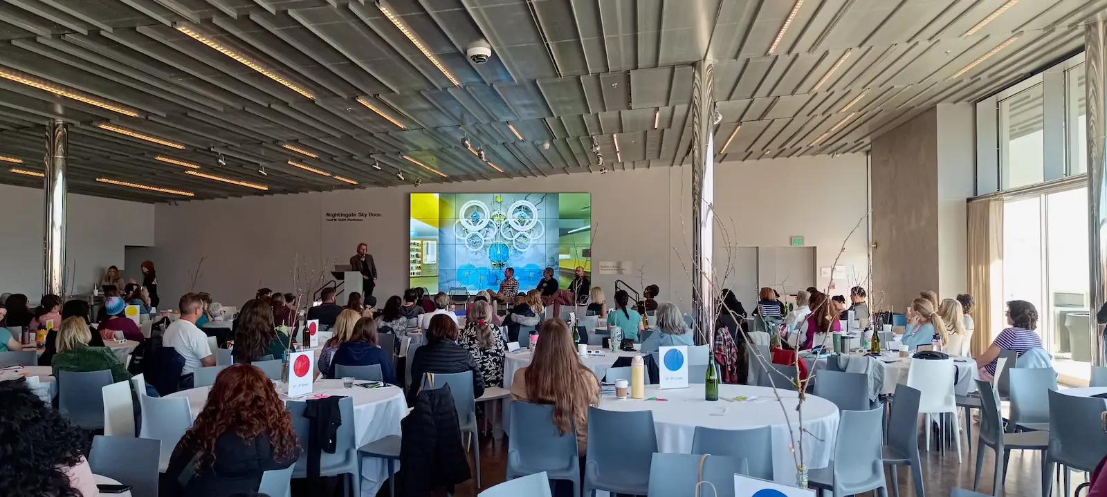 Artist Jonathon Keats presents at the 2026 NV STEAM conference