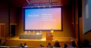 panel discussion at UNR's International Women's Entrepreneurship Symposium