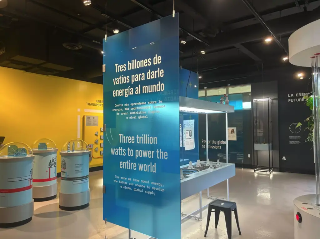 Discovery Science Museum's energy exhibition.