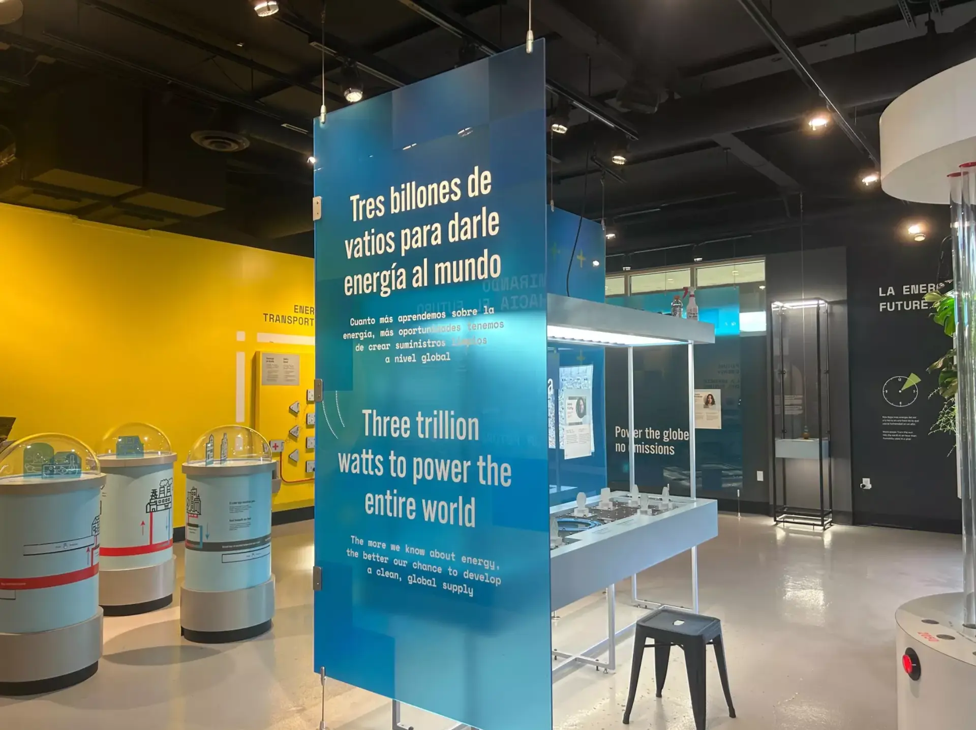 Discovery Science Museum's energy exhibition.