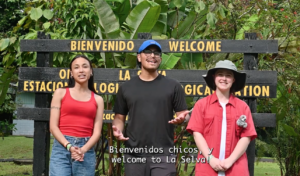 screenshot from episode 1 of walking in the rainforest